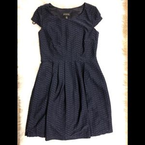 Knee length navy blue dress. Only worn once!